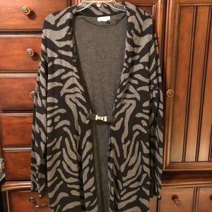 Charter Club black & gray sweater